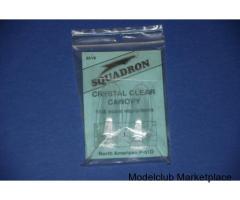 P-51 MUSTANG Vacuform Clear Canopy 1/48 (Squadron)