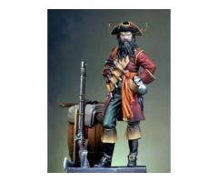 Pirate, Edward Teach 54mm
