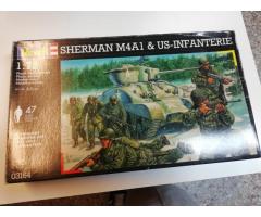 Revell Sherman M4A1 & US Infanterie 1/72