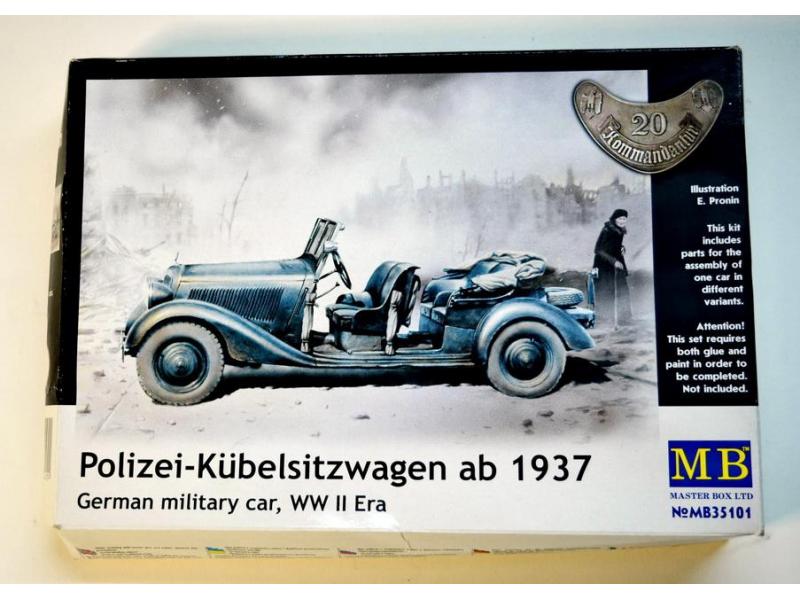 Polizei Kubelsitzwagen (1937) 1/35, MASTER BOX