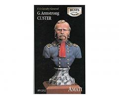 General Amstrong Custer, bust, 1/10