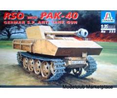 RSO with PAK-40 German S.P. Anti Tank Gun